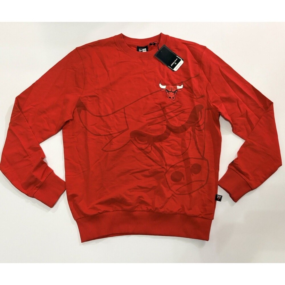New Era NBA Chicago Bulls Basketball Light Terry Sweatshirt Men’s M NWT